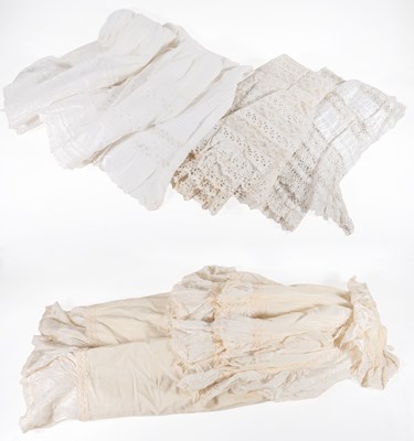 Lot 2124 - Late 19th Century Baby Costume and Lace...