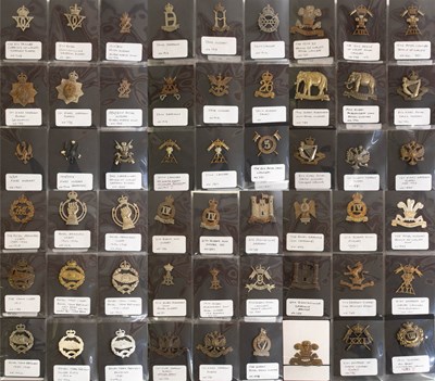 Lot 45 - A Collection of Fifty Four British Cavalry Cap...