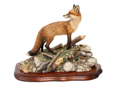 Lot 68 - Border Fine Arts 'The Last Look' (Dog Fox),...