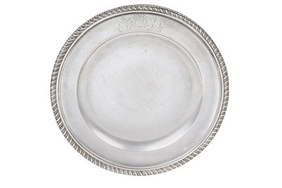 Lot 2013 - A George III Silver Dinner-Plate
