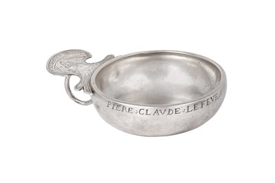 Lot 2095 - A Louis XV Provincial Silver Wine-Taster