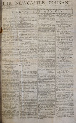 Lot 33 - Newcastle upon Tyne. The Newcastle Courant....