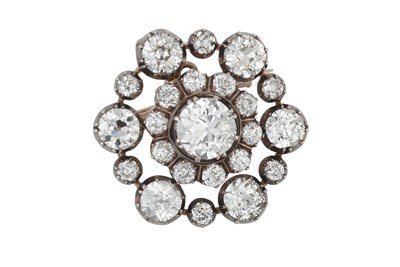 Lot 2095 - A Diamond Brooch/Pendant, circa 1860 the...