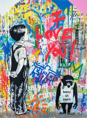 Lot 634 - Mr Brainwash (b.1966) "With All My Love"...