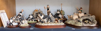 Lot 95 - Border Fine Arts Collie and Shepherd Groups,...