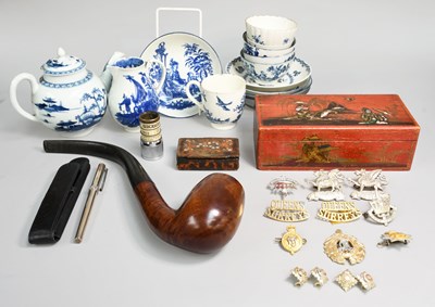 Lot 254 - 18th Century Worcester Porcelain (a.f.),...
