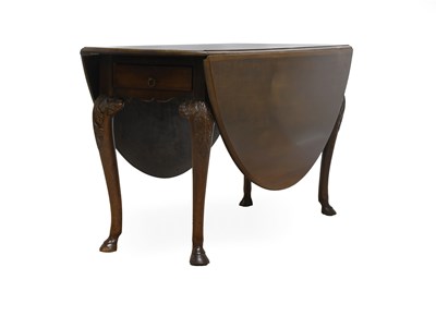 Lot 245 - A George III Carved Mahogany Gateleg Dining...