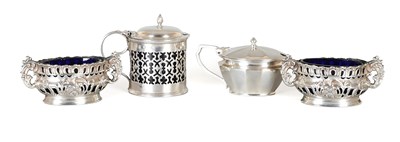 Lot 42 - Two Edward VII Silver Mustard-Pots, One by...
