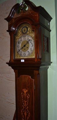 Lot 503 - An Edwardian inlaid longcase clock