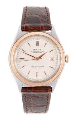 Lot 2164 - Rolex: A Steel and Gold Automatic Calendar...