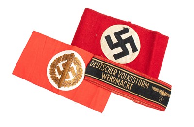 Lot 198 - Three Second World War German Armbands,...