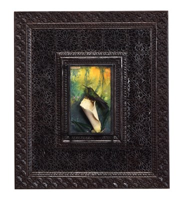 Lot 114 - Taxidermy: A Wall Cased Violet-bellied...