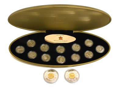 Lot 273 - Canada, Millennium Coins Proof Set 1999,...