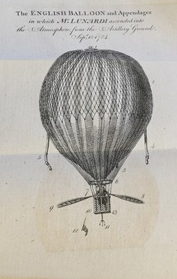Lot 1 - Aeronautics. Lunardi (Vincenzo). An Account of...