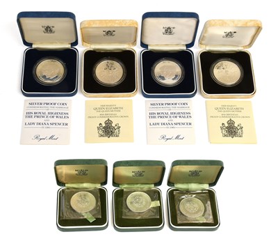 Lot 354 - Various Royal Mint Silver Proof Commemorative...