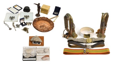 Lot 202 - A Small Quantity of Militaria, including a...