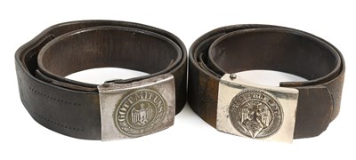 Lot 203 - A Second World War German Army Belt Buckle, in...