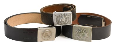 Lot 204 - A Second World War Waffen-SS Belt Clasp, in...