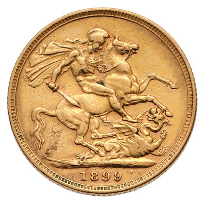 Lot 163 - Victoria, Sovereign 1899M, Melbourne Mint;...