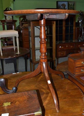 Lot 528 - A 19th century mahogany tripod occasional table