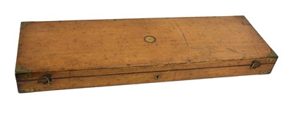 Lot 402 - A 19th Century Brass Bound Oak Shotgun Case by...