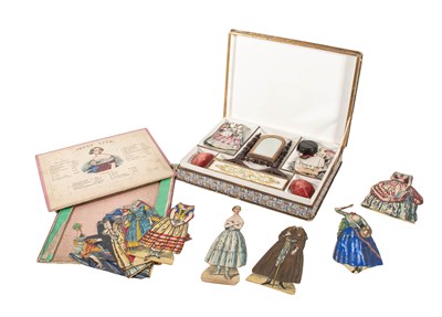 Lot 2152 - 19th Century Jenny Lind Paper Doll Dressing Up...