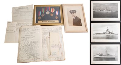 Lot 52 - A Second World War Royal Navy Group of Five...