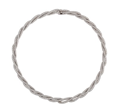 Lot 2103 - A Diamond 'Swirlwind' Necklace, retailed by...
