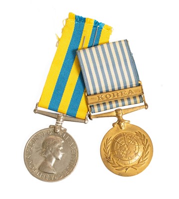 Lot 35 - A Korea Pair, comprising Korea Medal 1951,...