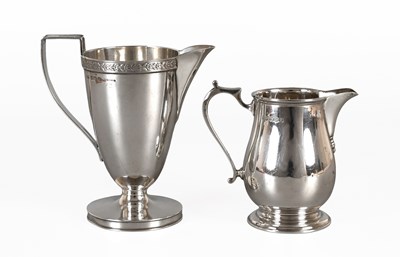 Lot 86 - Two George V Silver Cream-Jugs, One by Deakin...