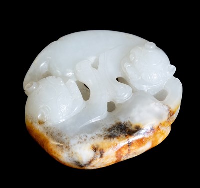 Lot 1161 - A Chinese Jade Carving, late Qing Dynasty, the...