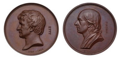 Lot 128 - A Pair of Art Union of London Bronze Medals,...