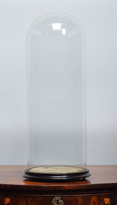 Lot 150 - Glass Dome: A Period Circular Glass Dome, with...