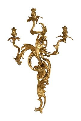 Lot 331 - A Large and Impressive Gilt Bronze Wall...
