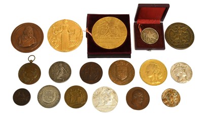 Lot 134 - A Collection of French Commemorative and Award...