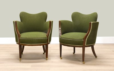 Lot 264 - A Pair of Edwardian Mahogany and...