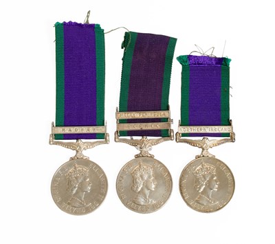 Lot 38 - Three General Service Medals 1962-2007, one...