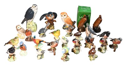 Lot 69 - A Collection of Beswick Porcelain Bird Models,...