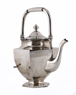 Lot 2 - A German Silver Kettle, Maker's Mark AL, First...