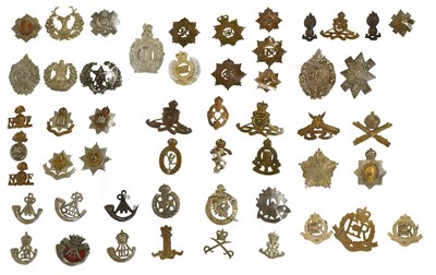 Lot 106 - A Collection of Fifty Two British Infantry Cap...