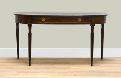 Lot 242 - A Late George III Mahogany Side Table, in the...