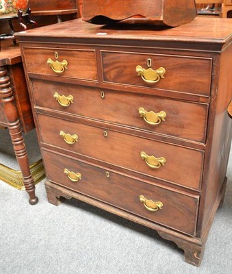 Lot 564 - Mahogany five drawer chest