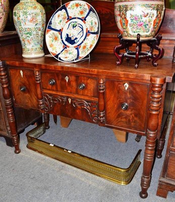 Lot 566 - George IV mahogany sideboard