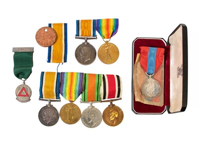 Lot 77 - A First World War Pair, comprising British War...