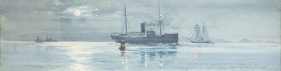 Lot 312 - Frank Watson Wood (1862-1953) ''Ships That...