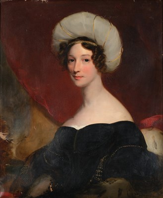 Lot 1053 - Follower of Sir Thomas Lawrence PRA, FRS (1769-...