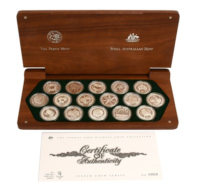 Lot 302 - Australia, Sydney 2000 Olympic Silver Coin...