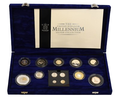 Lot 378 - The United Kingdom Millennium Silver...