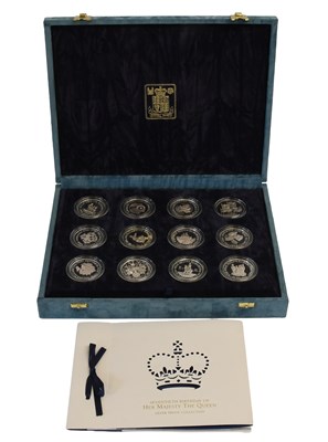 Lot 333 - Royal Mint, 70th Birthday of The Queen Silver...