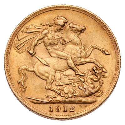 Lot 178 - George V, Sovereign 1912; good very fine